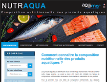 Tablet Screenshot of nutraqua.com